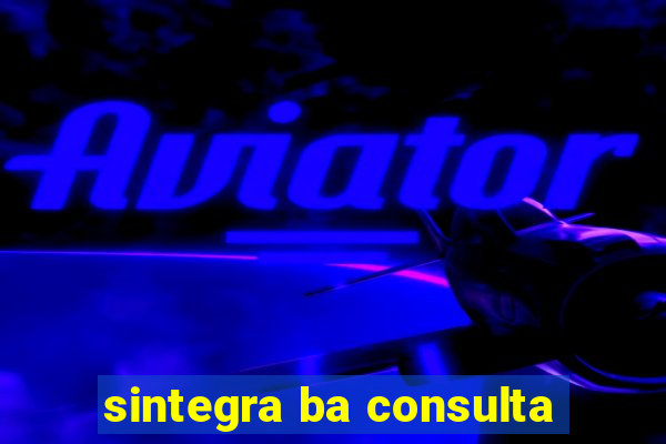 sintegra ba consulta